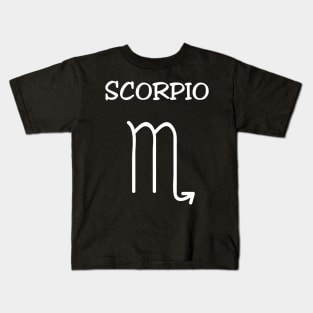 Scorpio Zodiac Sign Kids T-Shirt